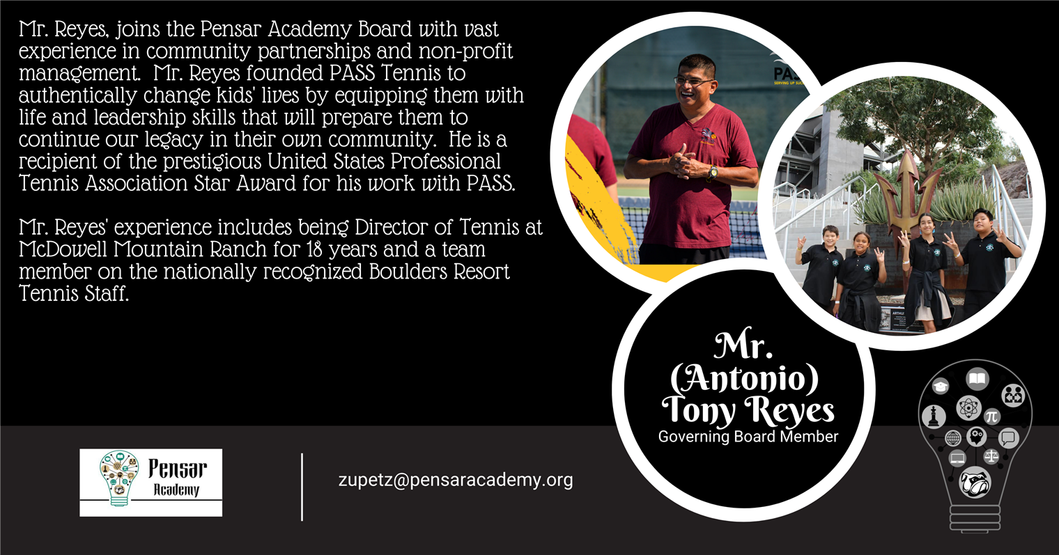 Board Member Tony Reyes